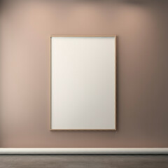 Blank wall art mockup to add your design