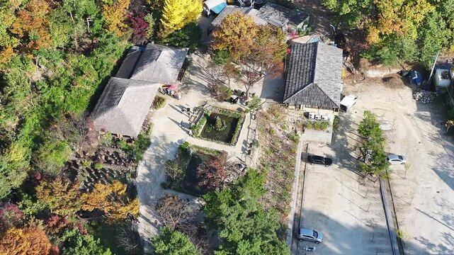 서울 가을수락산목향원