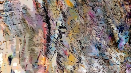 
Abstract background art . Ethnic pattern. Mixtures of oil paint. Trendy hand painting canvas. Wall decor and Wall art prints Idea. 3D Texture. Art object