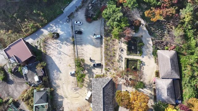 서울 가을수락산목향원