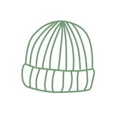 hat cap vector outline doodle