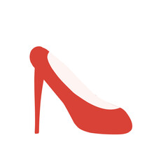 Woman high heels illustration icon