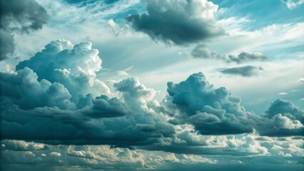 Obraz premium blue sky and clouds