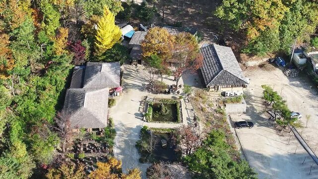 서울 가을수락산목향원