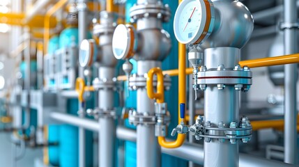 Detailed view of a state of the art hydrogen production facility