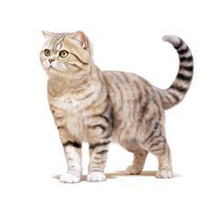 Cat breed Scotish fold