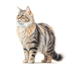 Cat breed Siberian