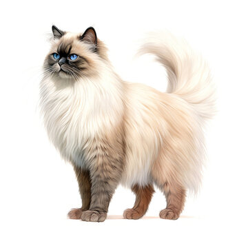 Cat breed Himalayan