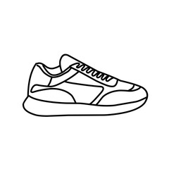 Sneakers minimal vector icon