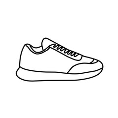 Sneakers minimal vector icon