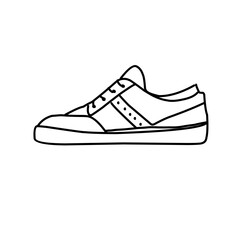 Sneakers minimal vector icon