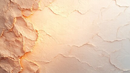 Fototapeta premium Textured wall background with subtle cracks and warm lighting for creative design projects