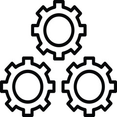 Setting Icon Set Illustration