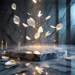 高級感あるステージ　商品モックアップ