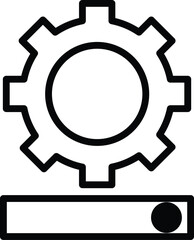 Setting Icon Set Illustration