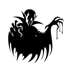 vampire dracula logo icon design illustration