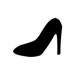 high heel shoes icon vector