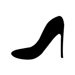 high heel shoes icon vector