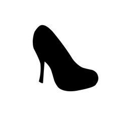 high heel shoes icon vector