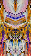 
Abstract background art . Ethnic pattern. Mixtures of oil paint. Trendy hand painting canvas. Wall decor and Wall art prints Idea. 3D Texture. Art object