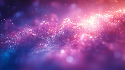 Abstract Background with Purple and Pink Glitter
