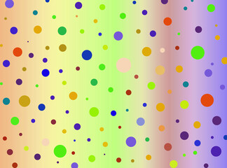 Obraz premium background with colorful dots