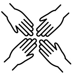 Colaboration Bussines team icon