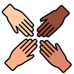 Colaboration Bussines team icon