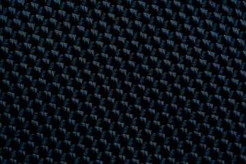 Black fabric macro background,Black nylon fabric texture background for design.