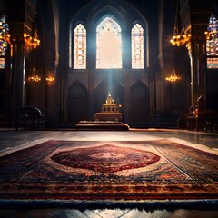 Obraz premium beautiful arabic islam concept design for Ramadam and Eid
