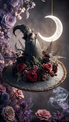 Obraz premium witch on the broom