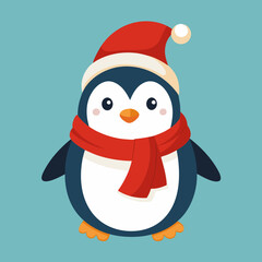 snowman with santa hat