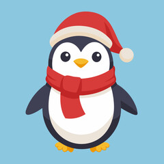 snowman with santa hat