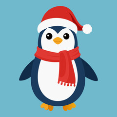 snowman with santa hat