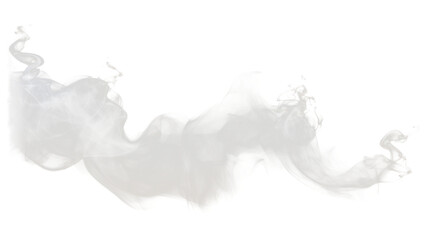 Obraz premium PNG Ethereal smoke on black background