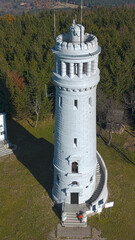 Observation tower on Mount Wielka Sowa, Sowie Mountains, Poland © PRO Balance
