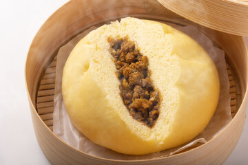 キーマカレー　肉まん