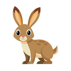 Jackrabbit Vector Illustration ? Cotton Line Art Design Clipart.eps