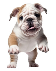 Obraz premium PNG Baby english bulldog playing animal mammal pet.