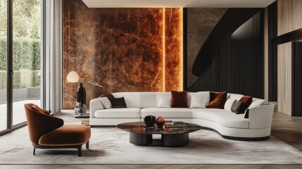 Future Classic style model, blending contemporary