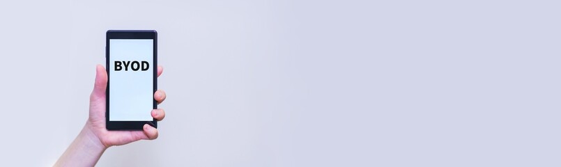 BYOD ( Bring Your Own Device ) 個人所有 デバイス の 業務利用
＊生成AIは使用していません ＊自身で撮影した写真を元にイラストを作成しています ＊商用可能なフォントを使用しています