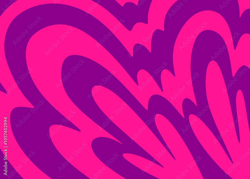 Poster abstract background with floral theme pattern. abstract gradient wavy lines pattern