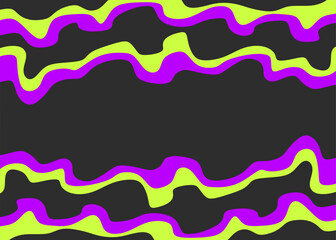 Simple background with colorful gradient wavy lines pattern and with some copy space area