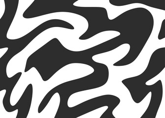 Abstract background with wavy lines pattern. Seamless ink pattern