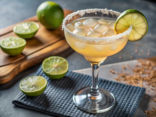 Margarita &ndash; Classic Mexican cocktail made with tequila, lime juice, and orange liqueur