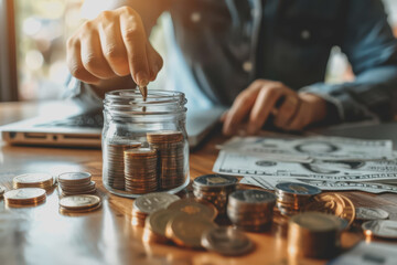 Financial advisor explaining the concept of financial independence and early retirement strategies.