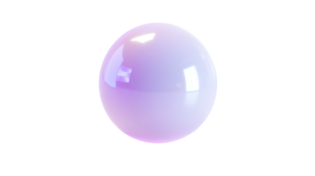 Light Up Ball isolated on transparent background, PNG