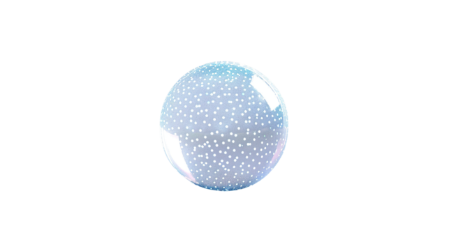 Light Up Ball isolated on transparent background, PNG