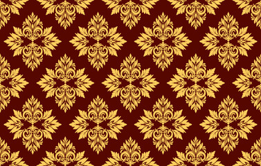 pattern, seamless, wallpaper, floral, vintage, vector, texture, damask, decoration, ornament, design, flower, illustration, antique, decor, retro, textile, victorian, fabric, art, tile, baroque, backd