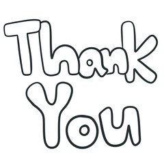 Obraz premium Handwriting thank you